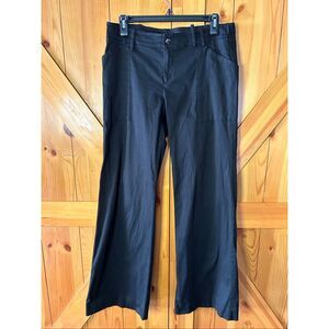 MNG Mango Women’s Wide Leg Black Trousers Size 8 (6172)